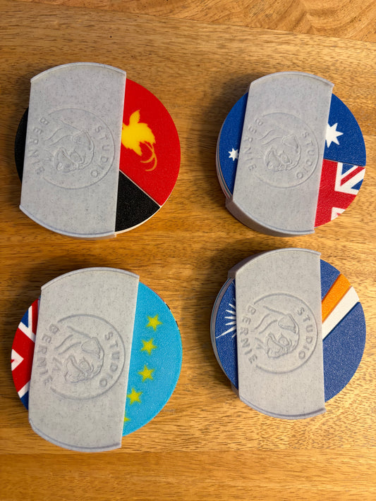 Oceania Flag Coaster Set