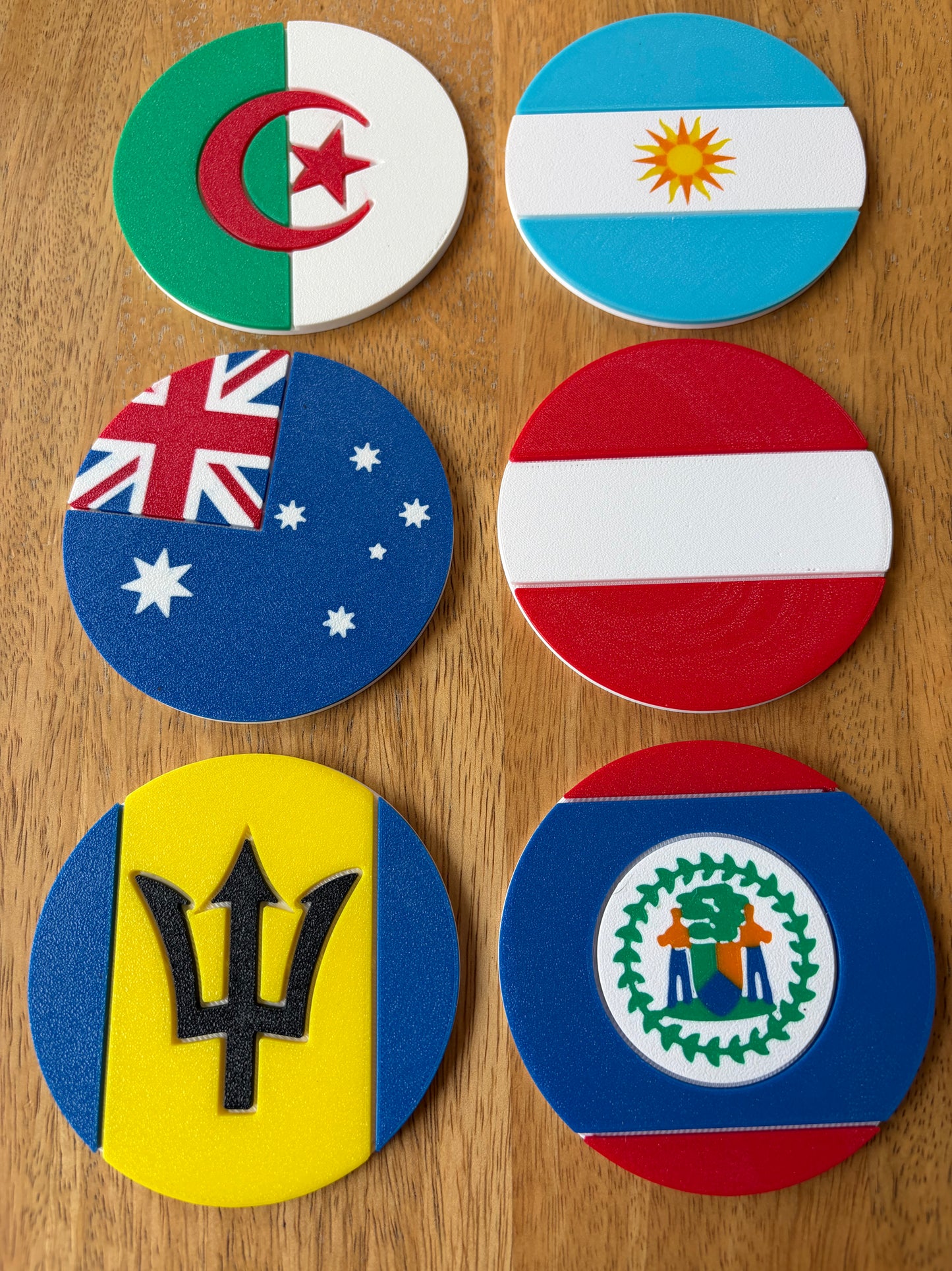 Blind Box - Flag Coaster Set