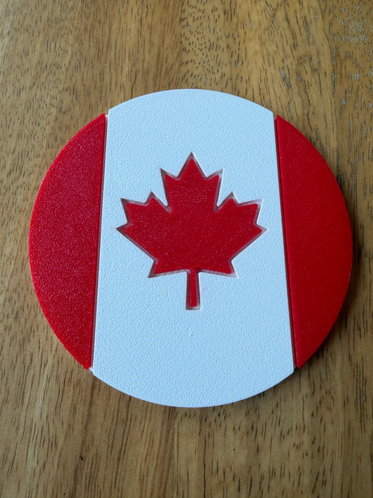 Canada Flag Coaster Set