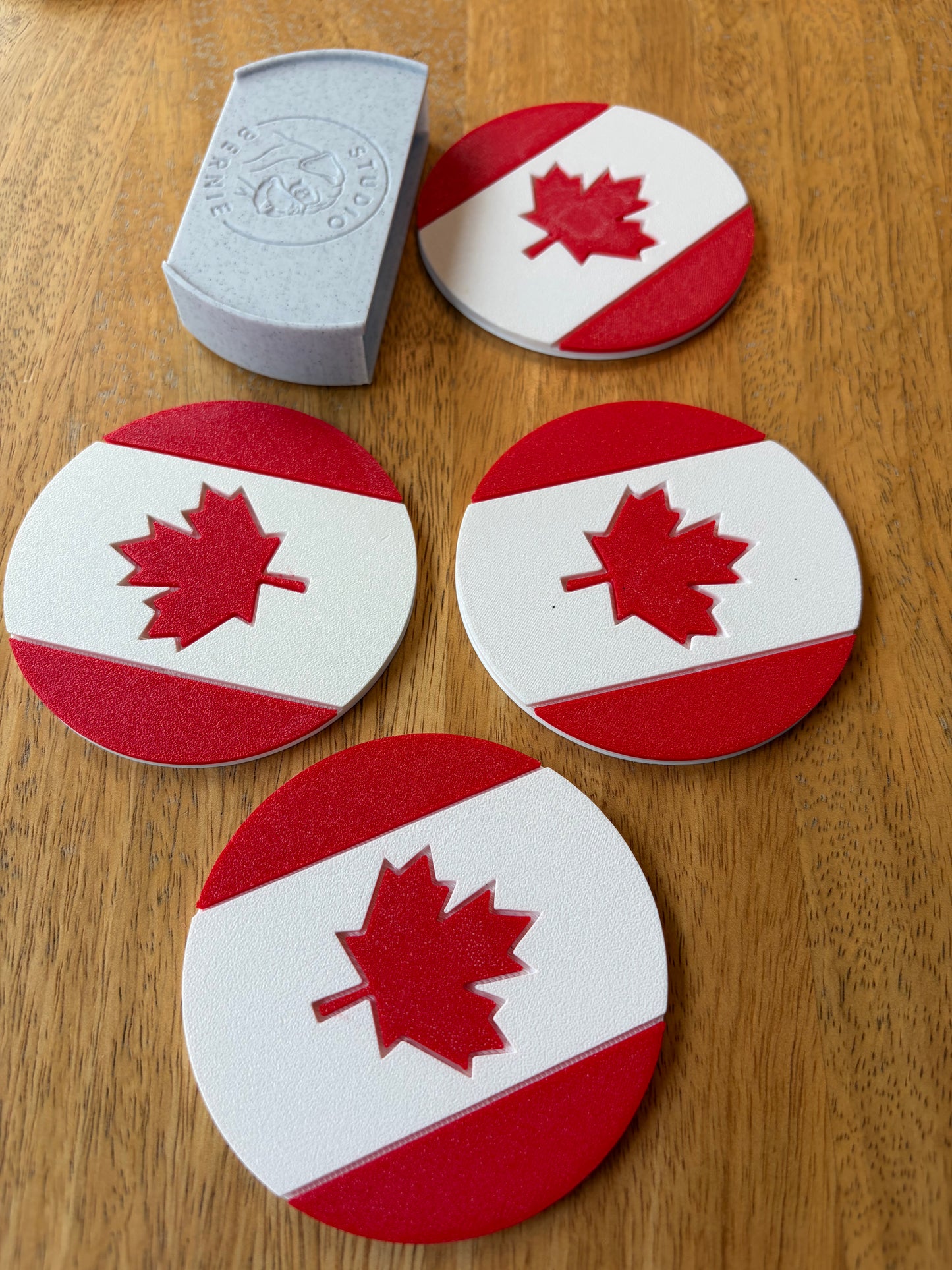 Canada Flag Coaster Set
