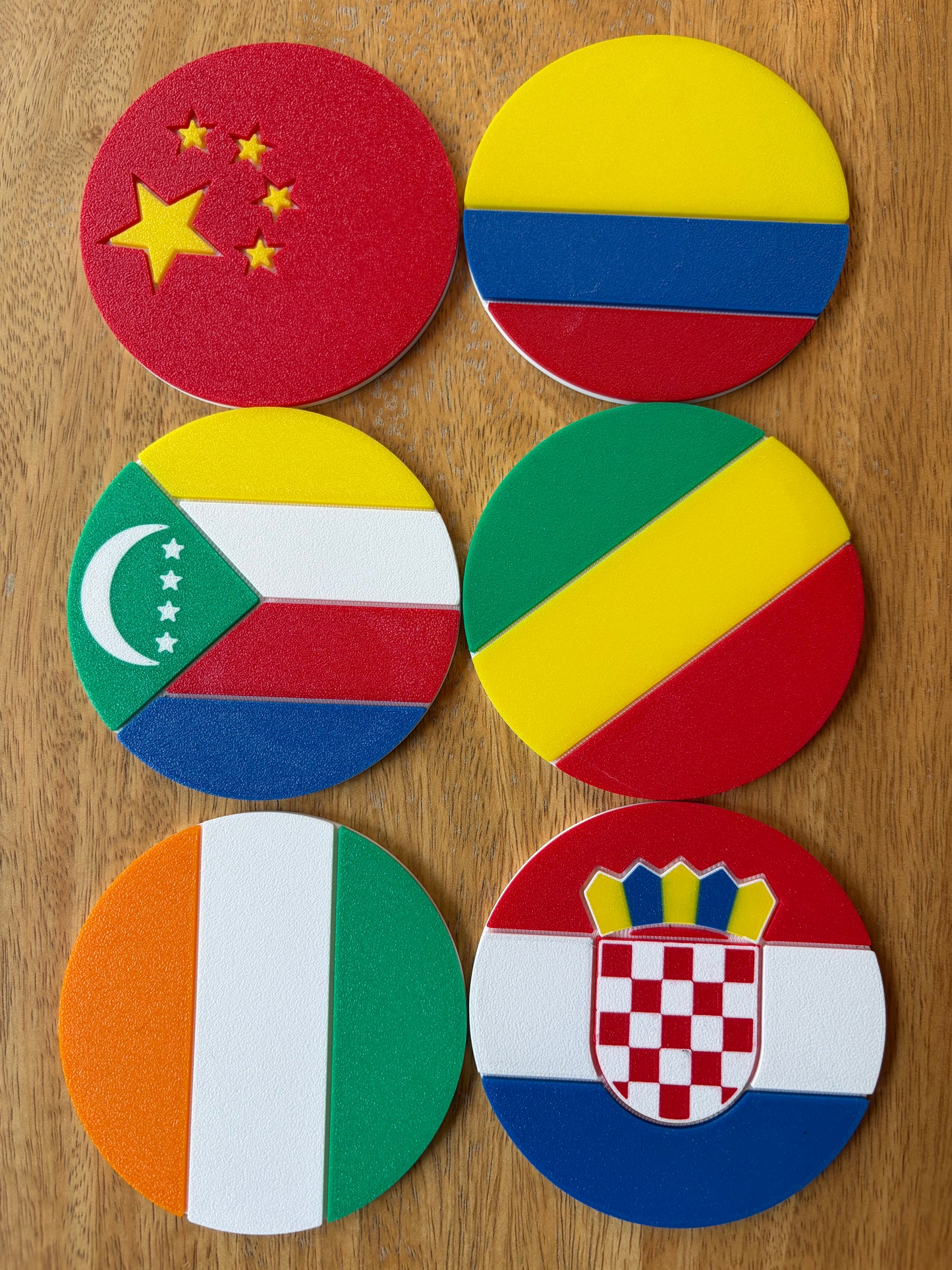 Blind Box - Flag Coaster Set