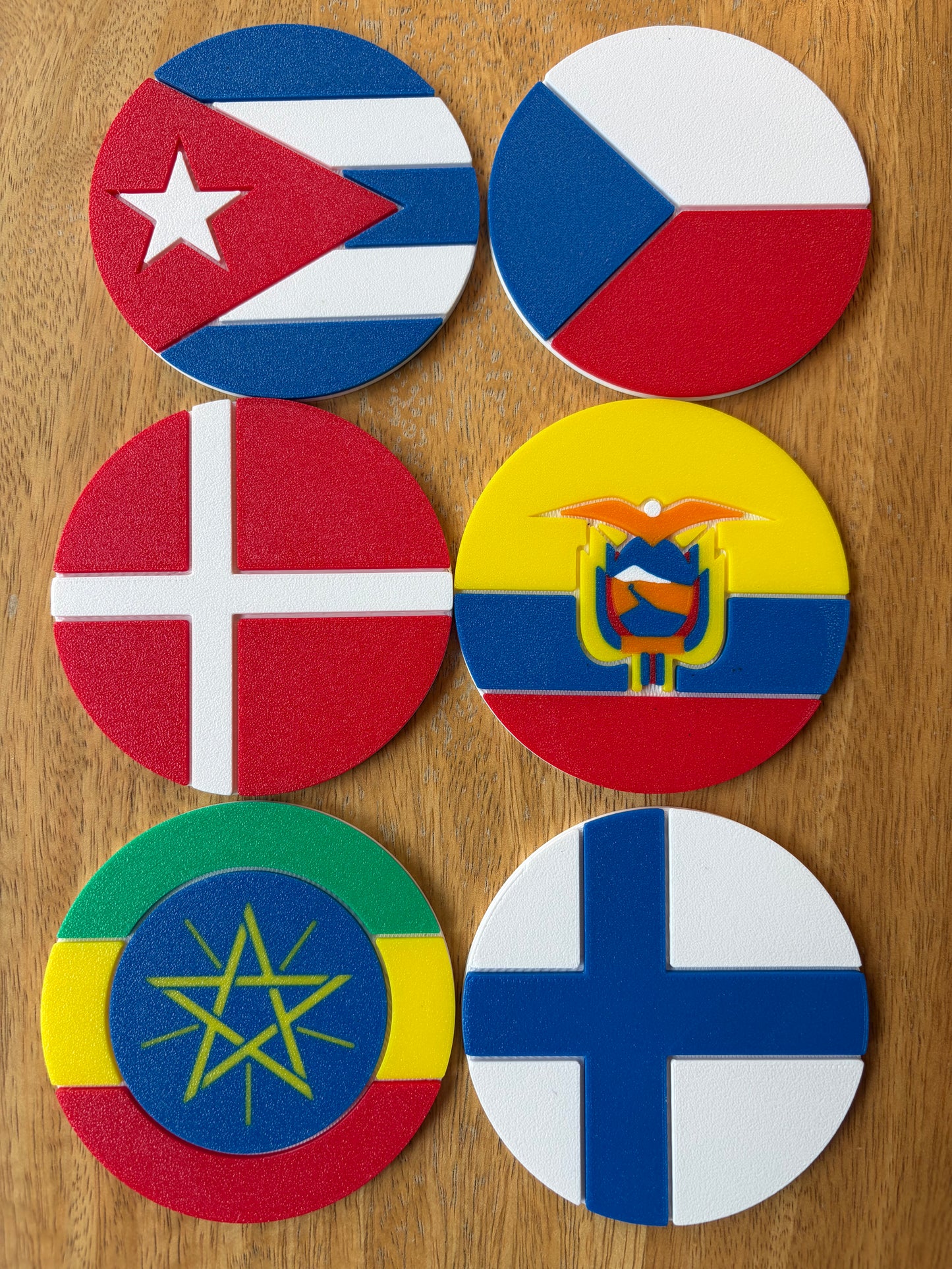 Blind Box - Flag Coaster Set