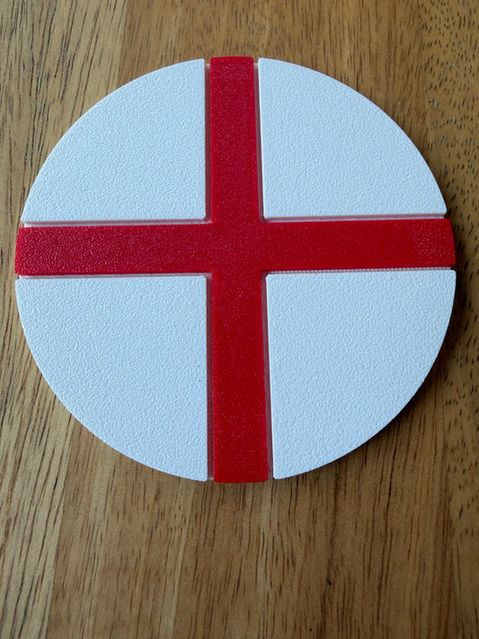 England Flag Coaster Set