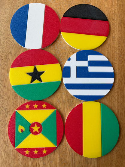 Blind Box - Flag Coaster Set