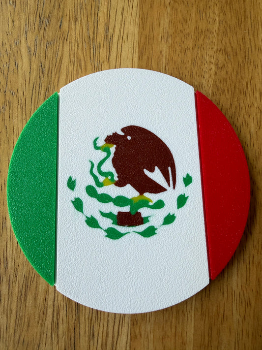 Mexico Flag Coaster Set