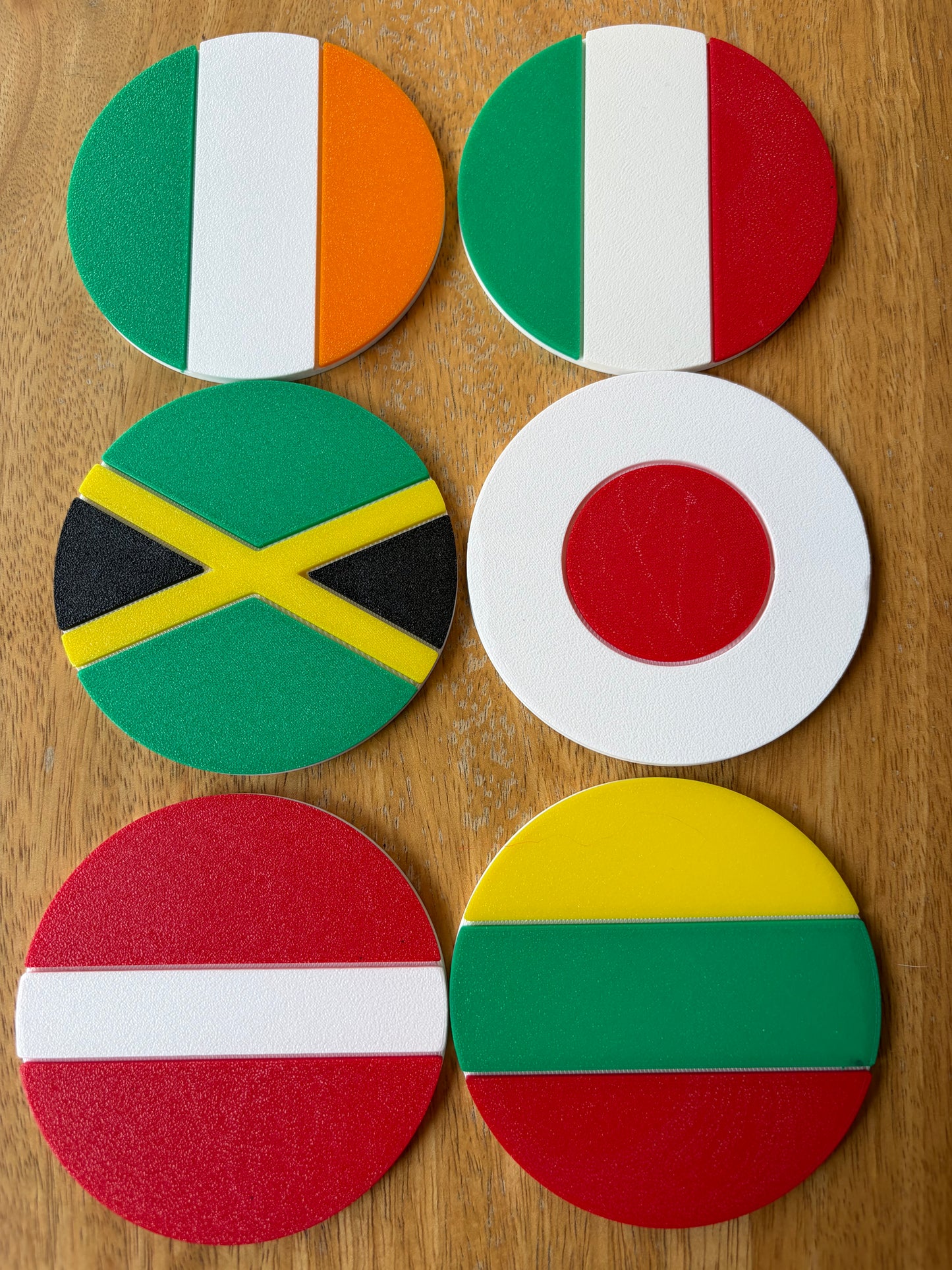 Blind Box - Flag Coaster Set