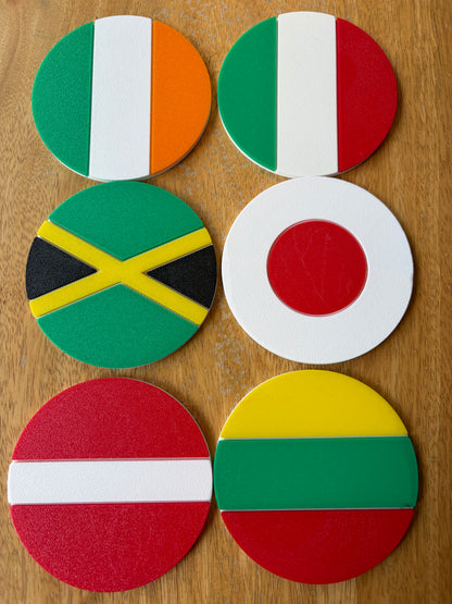 Blind Box - Flag Coaster Set