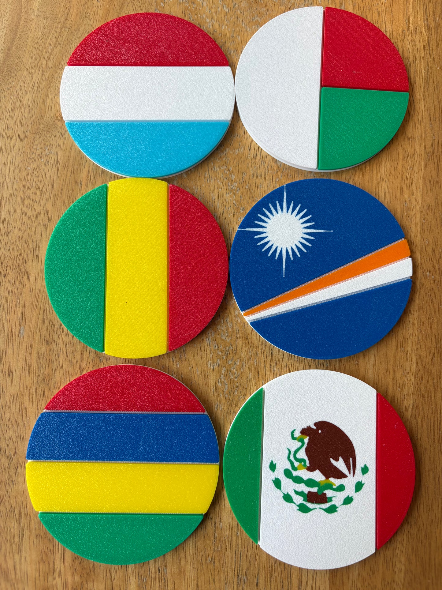 Blind Box - Flag Coaster Set