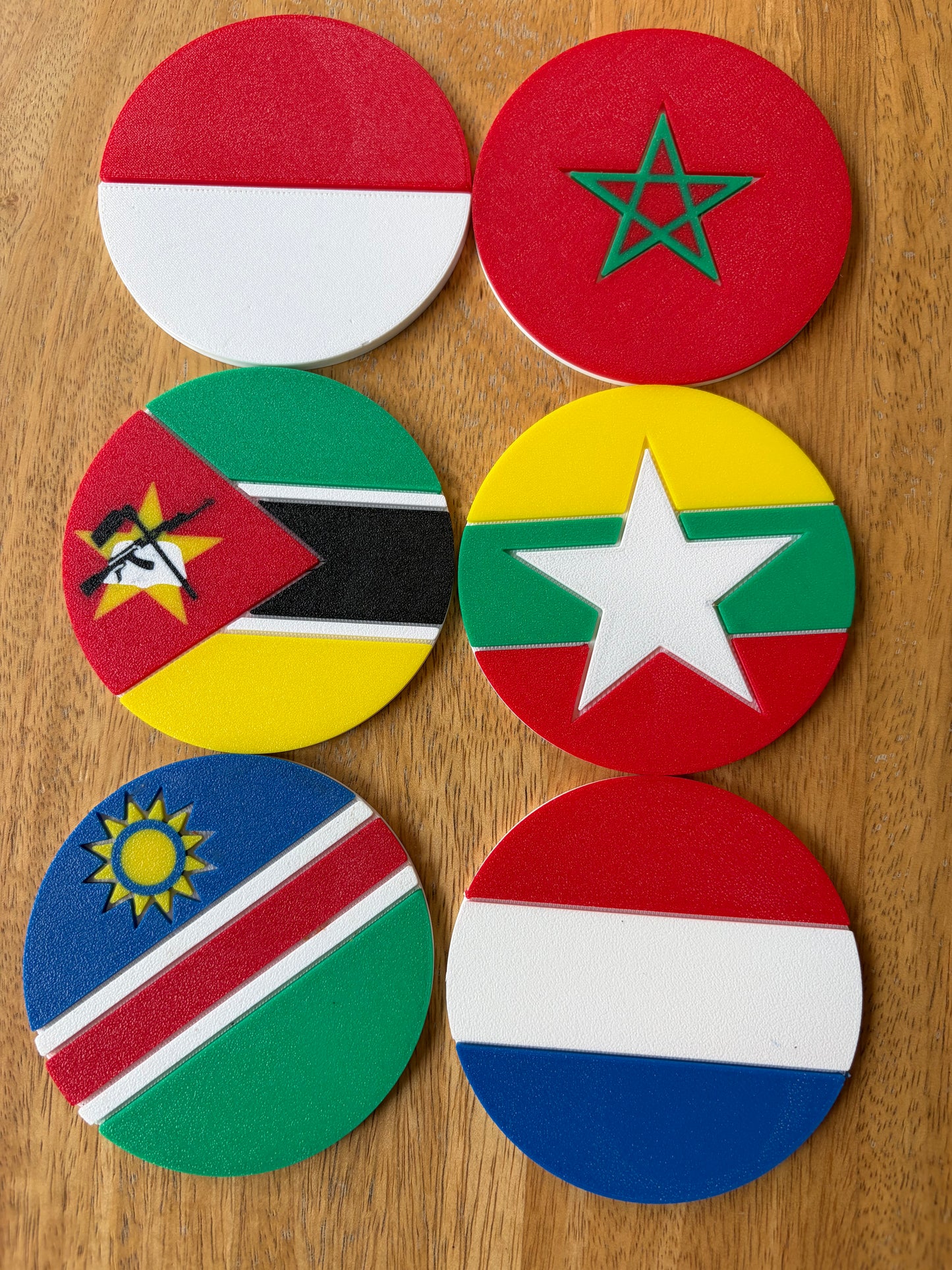Blind Box - Flag Coaster Set