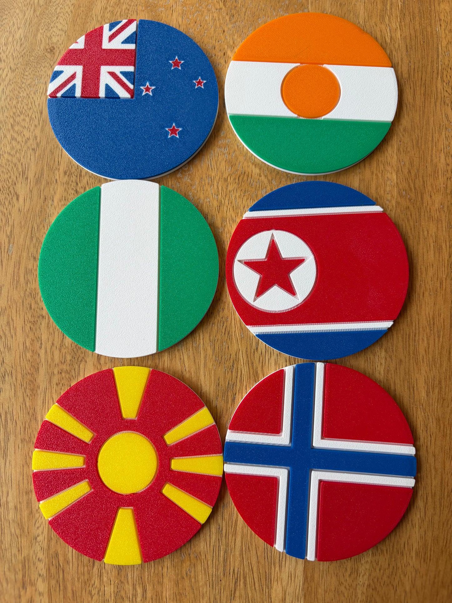 Blind Box - Flag Coaster Set