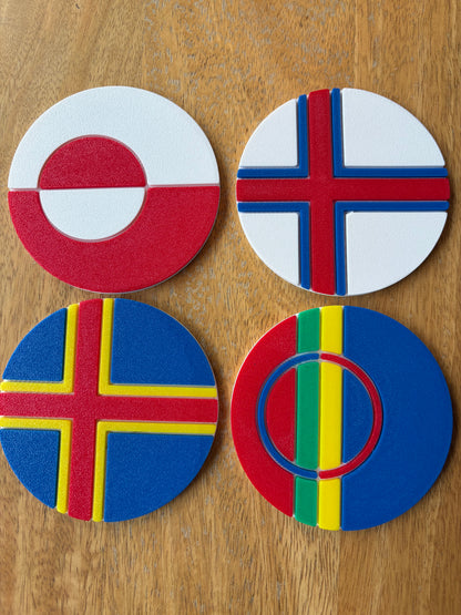 Blind Box - Flag Coaster Set