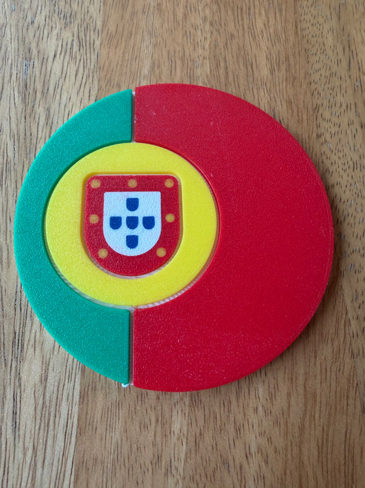 Portugal Flag Coaster Set