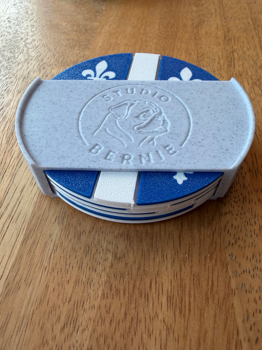 Quebec Flag Coaster Set