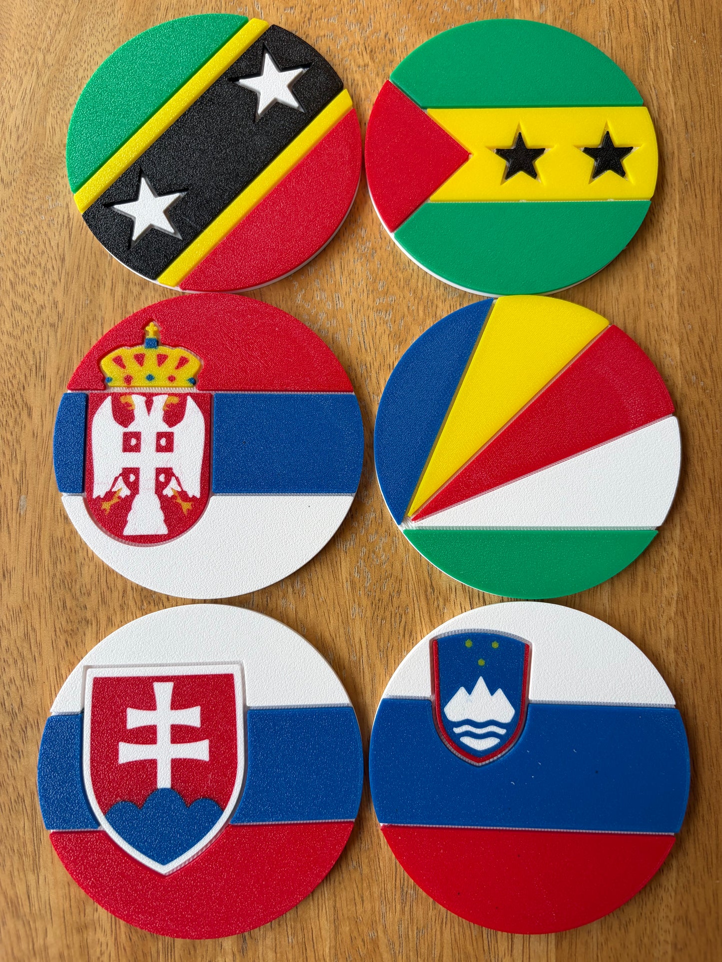 Blind Box - Flag Coaster Set