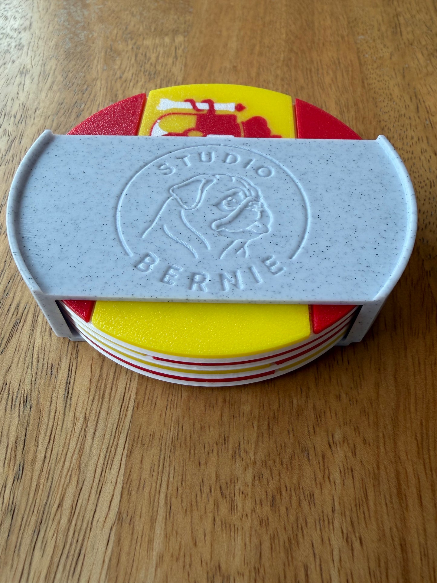 Spain Flag Coaster Set
