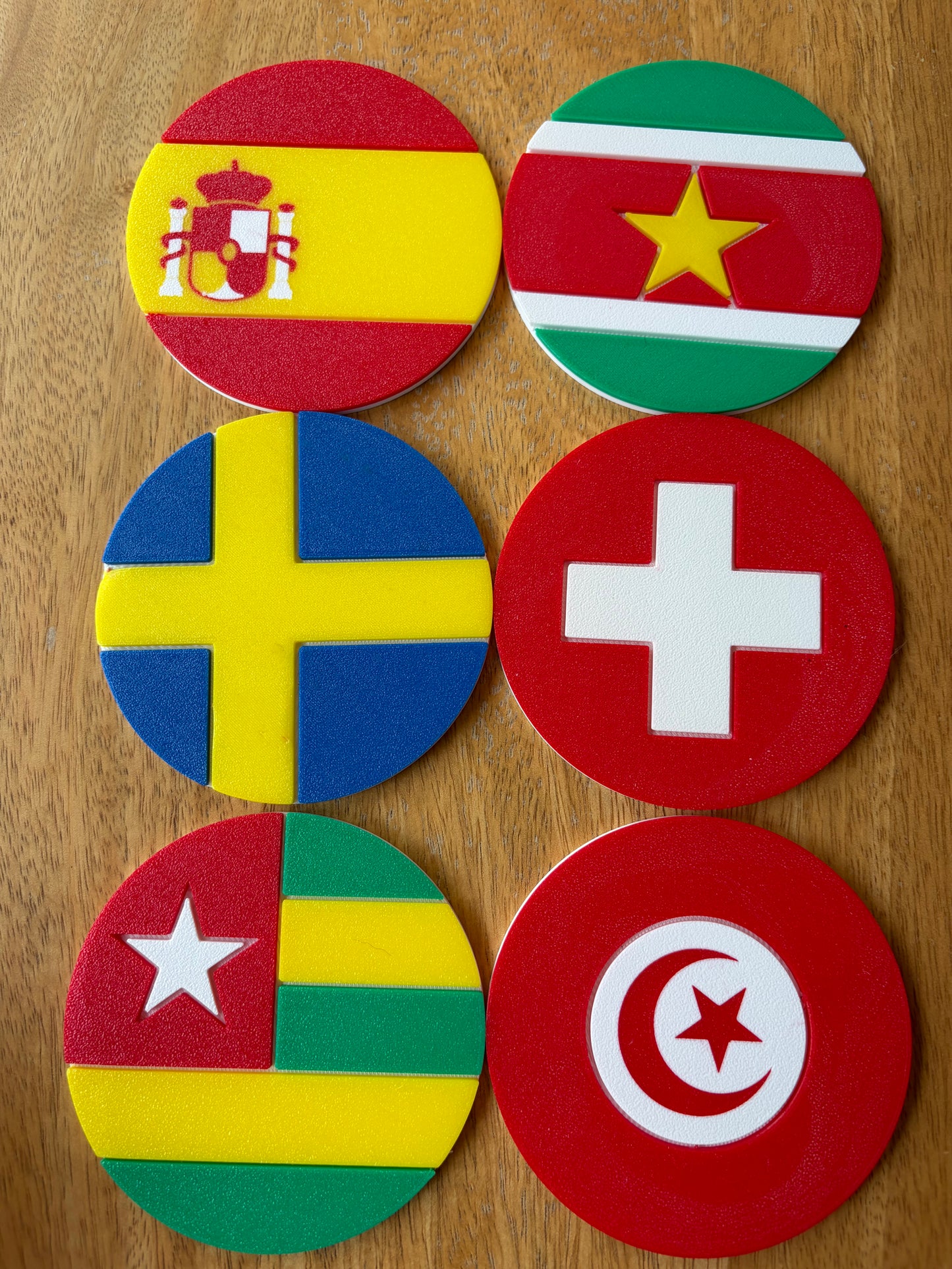 Blind Box - Flag Coaster Set