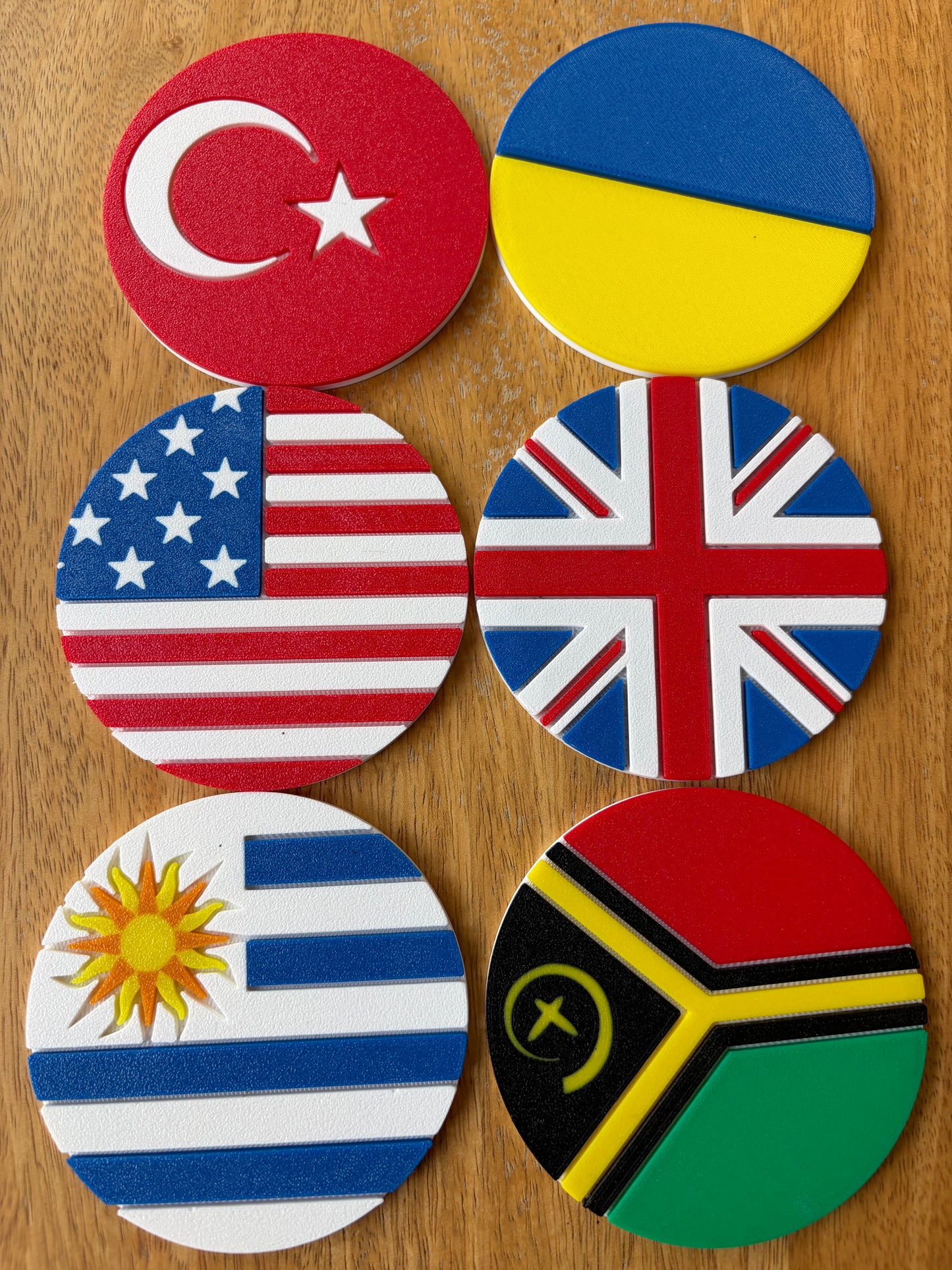 Blind Box - Flag Coaster Set